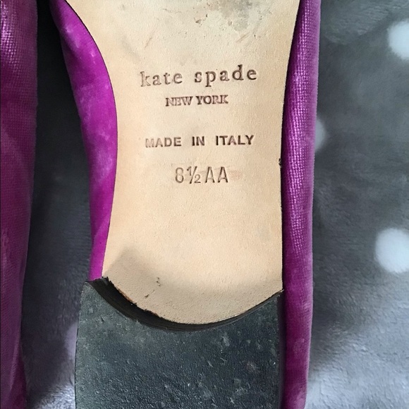 💖Host Pick💖 Kate Spade Velvet flats - Picture 6 of 10
